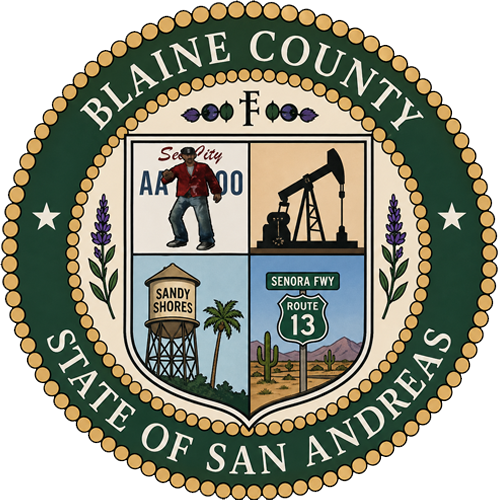 Blaine County pecsét